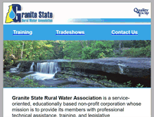 Tablet Screenshot of granitestatewater.org